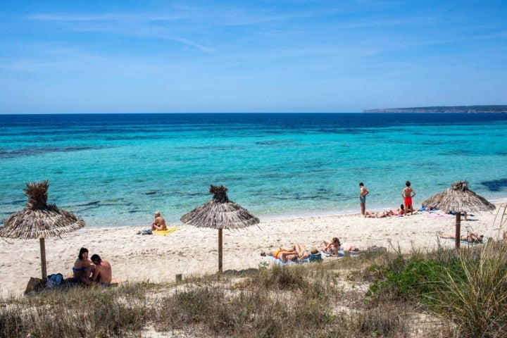 Restaurante 'Vogamari': playa de Migjorn (Formentera)