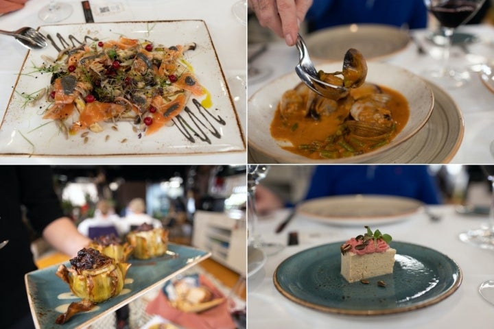 Restaurante 'La Castillería' (Vejer de la Frontera): algunos de los entrantes