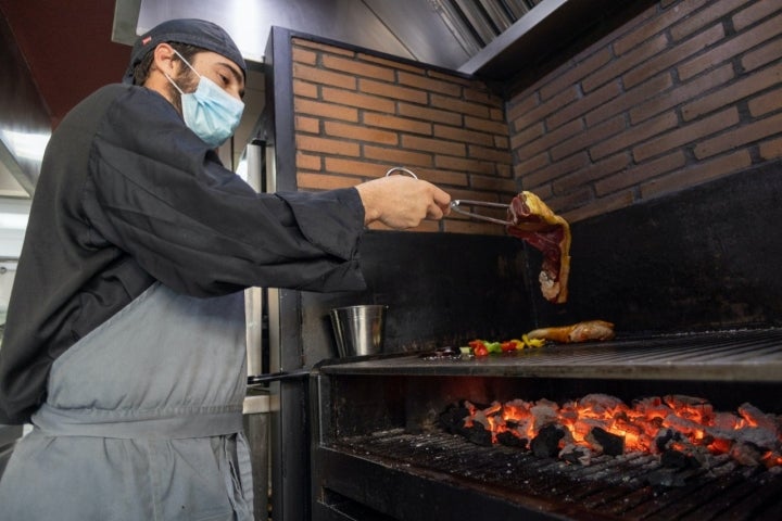 Restaurante 'La Castillería' (Vejer de la Frontera): parrilla