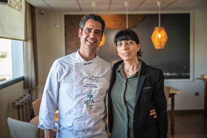 Joan Capilla y Cynthia del Pino, propietarios del hotel y restaurante Algadir.