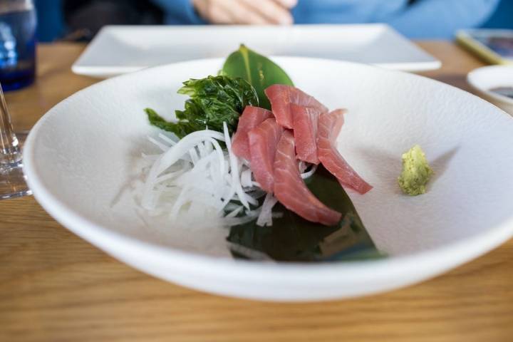 Sashimi atún rojo Restaurante Yoko