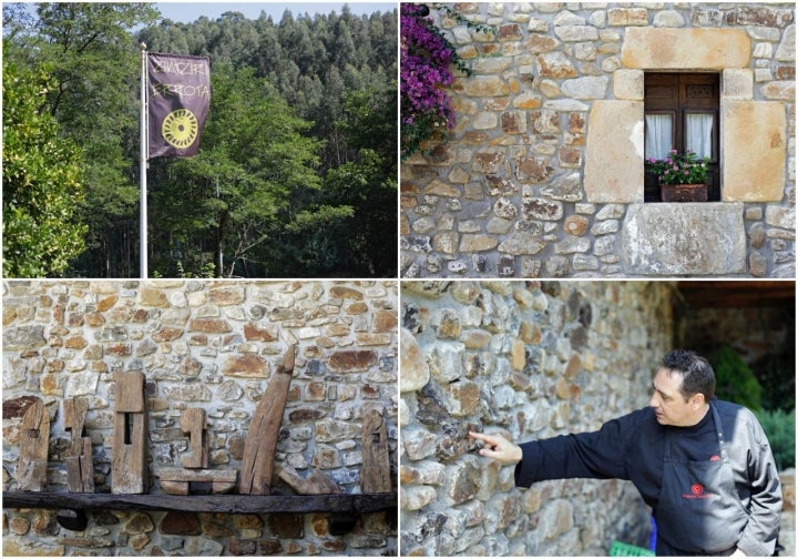 El edificio se encuentra en Bakio, pueblo vacacional de Bizkaia.