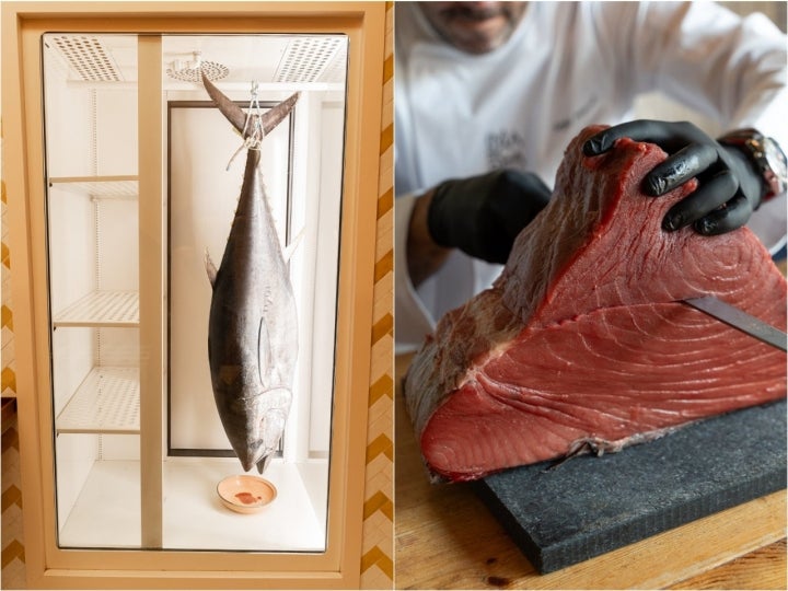 Atún rojo de almadraba del restaurante Azahara de Madrid