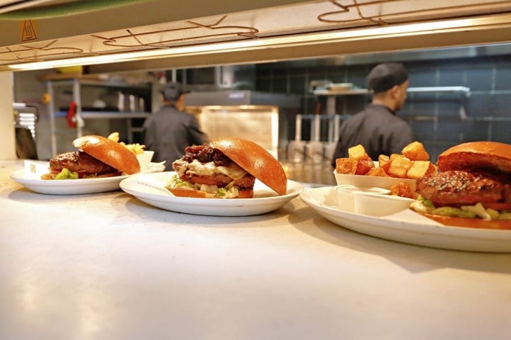 Y puestos a hablar de hamburguesas, no podían faltar las de 'Bacoa'. Foto: Roberto Ranero.