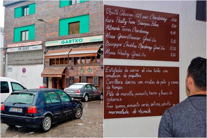 Aunque el exterior es de un bar de un polígono, el interior te sorprende con delicatessen como estas.