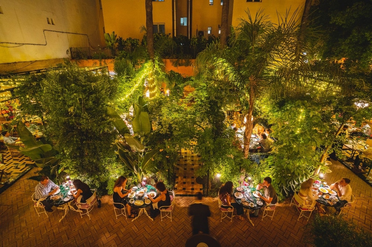 Dos jardines de sabores que miran al Parque de María Luisa