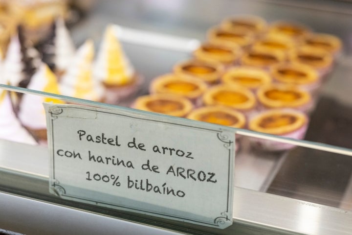 Ruta pasteles de arroz Bilbao cartel