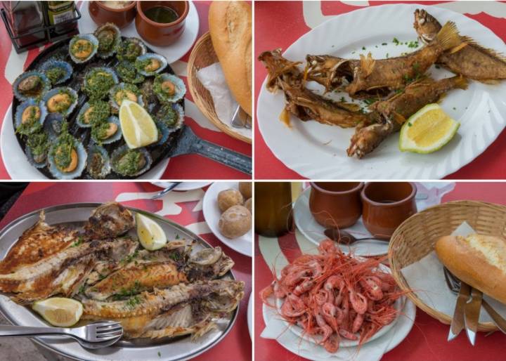 'Cofradía de pescadores' (Punta del Hidalgo): platos