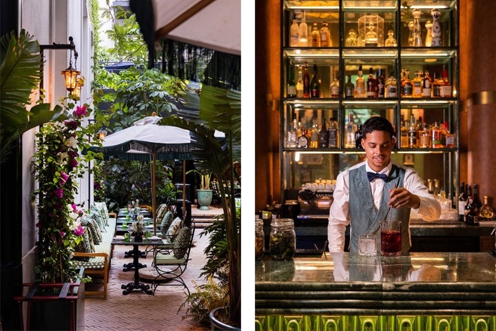 'Bougain Avenida' es un oasis verde en plena ciudad