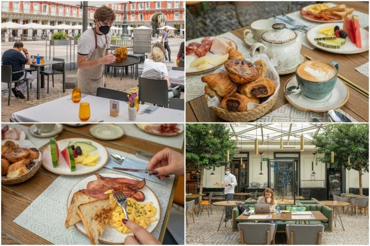 Hotel Pestana Plaza Mayor. Desayunos