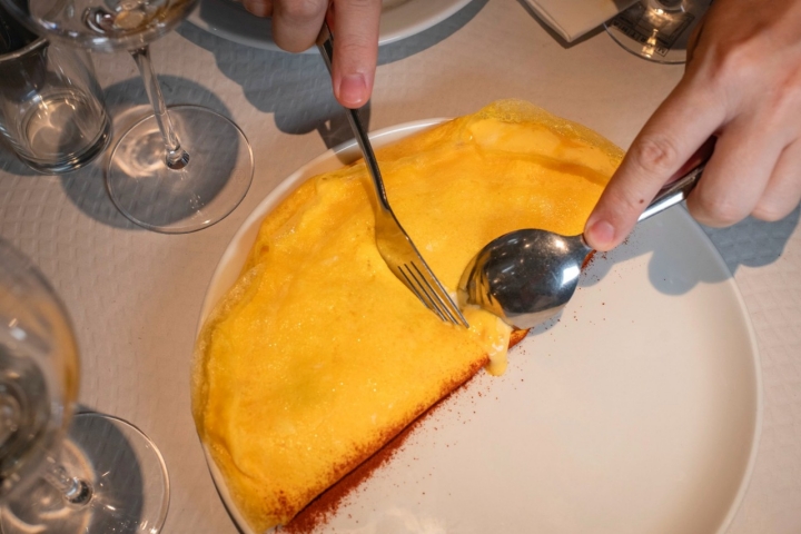 Tortilla vasca de la taberna Martha (Madrid).