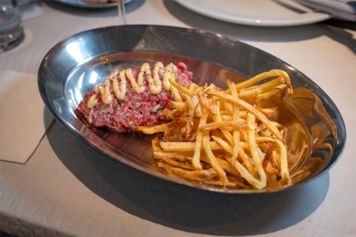 Steak tartar de la taberna Martha (Madrid).