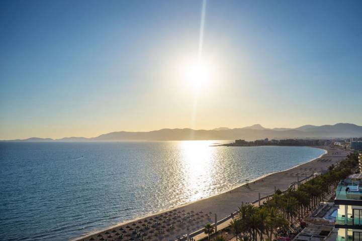 Terrazas en Palma: 'Sky Bar hotel HM Gran Fiesta' (el Mediterráneo)