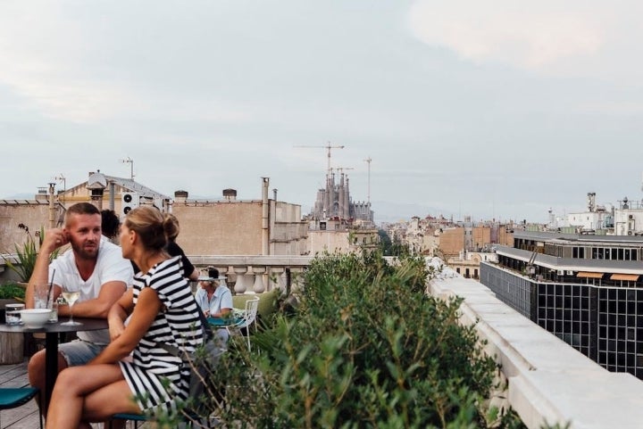 La Sagrada Familia al fondo, ¡qué lujo de vistas!