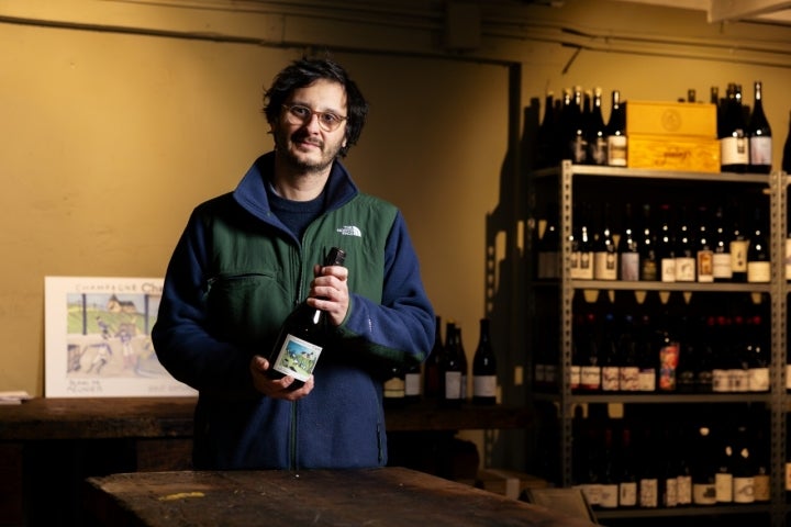 José Vergarajáuregui, un amante del vino.