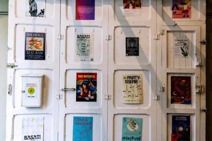 Detalle de la decoración de la bodega Klandestina.