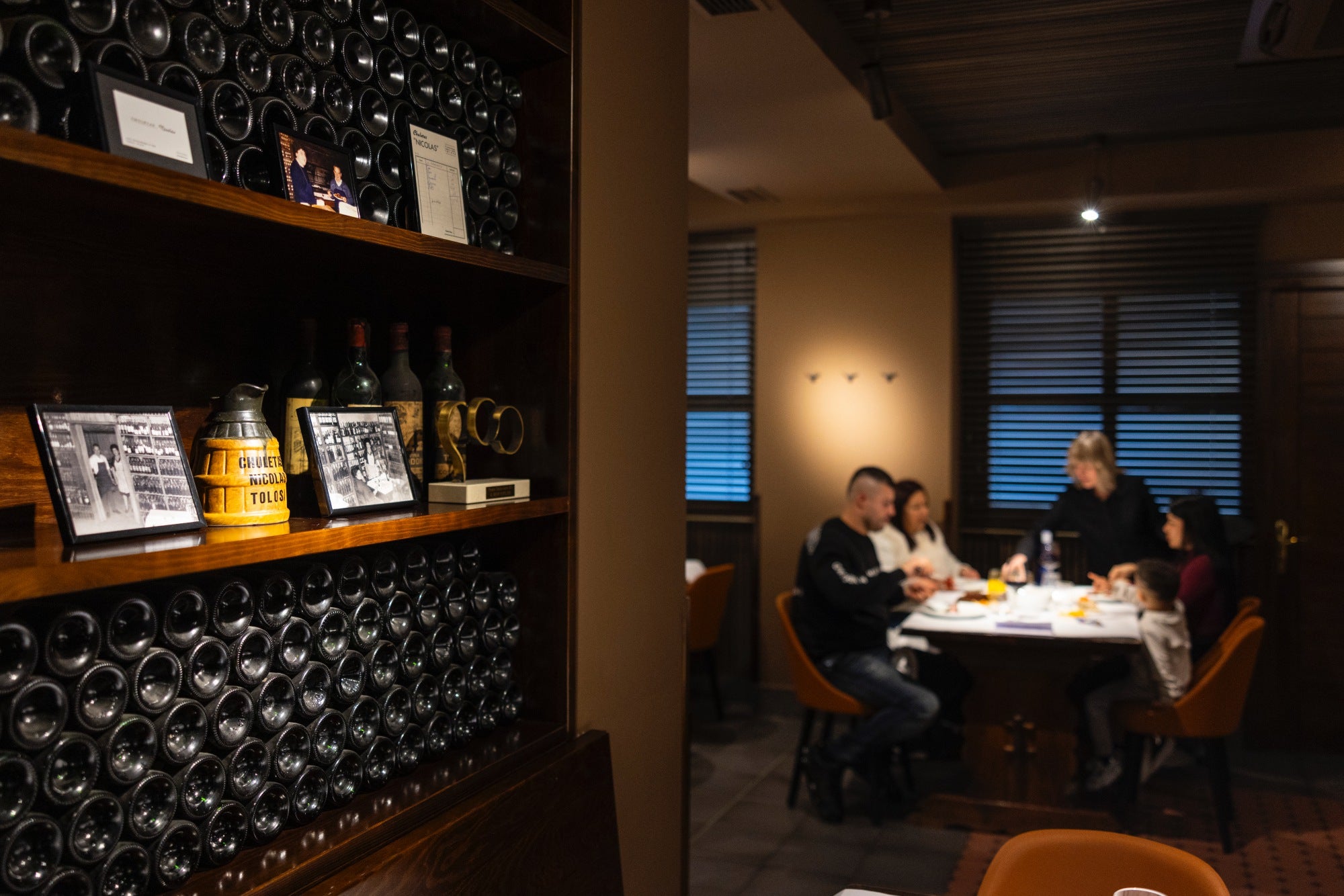 La sala del restaurante.