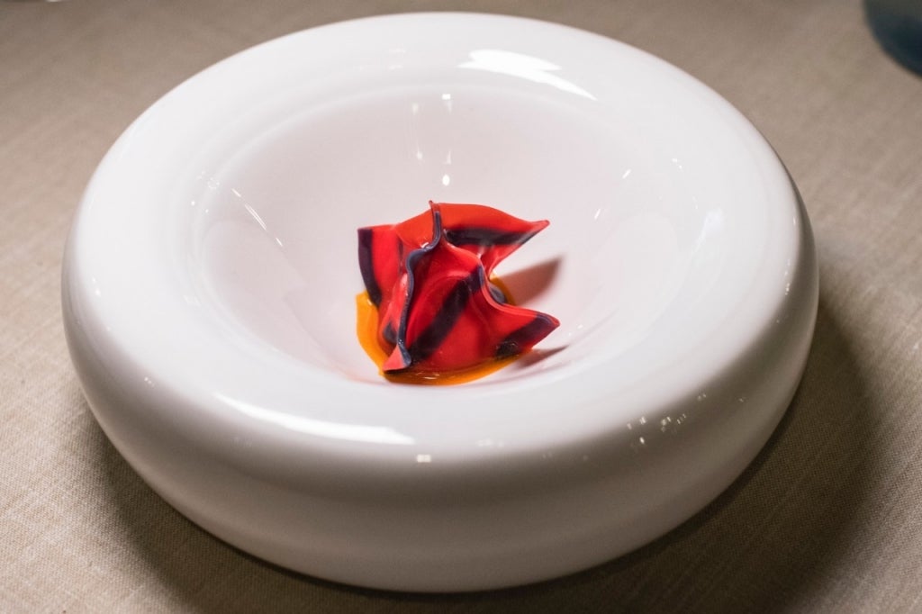 La gamba roja que se vistió de ravioli