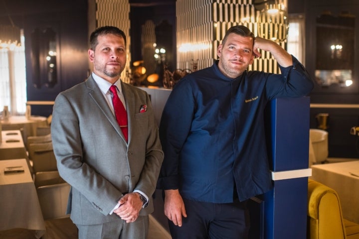 Giovanni Mastromarino (sala) y Massimo Arienti (chef).