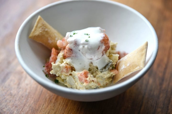 Un domingo cualquiera en 'Casa Solla': ensaladilla de bogavante