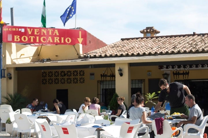 terraza de la venta de el boticario