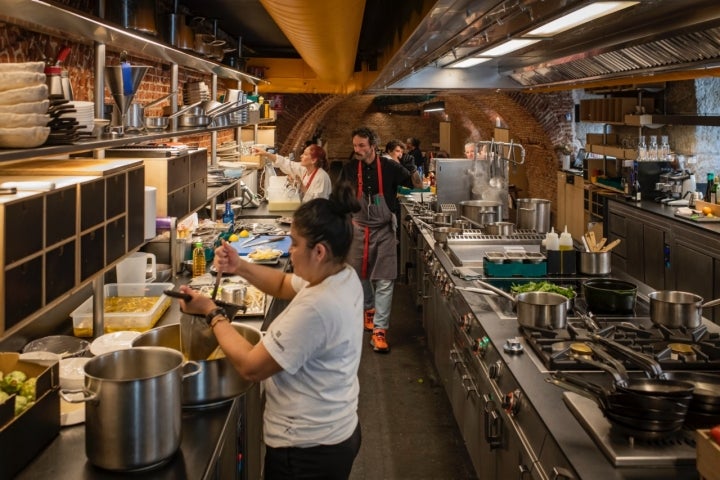 Cocina del restaurante.