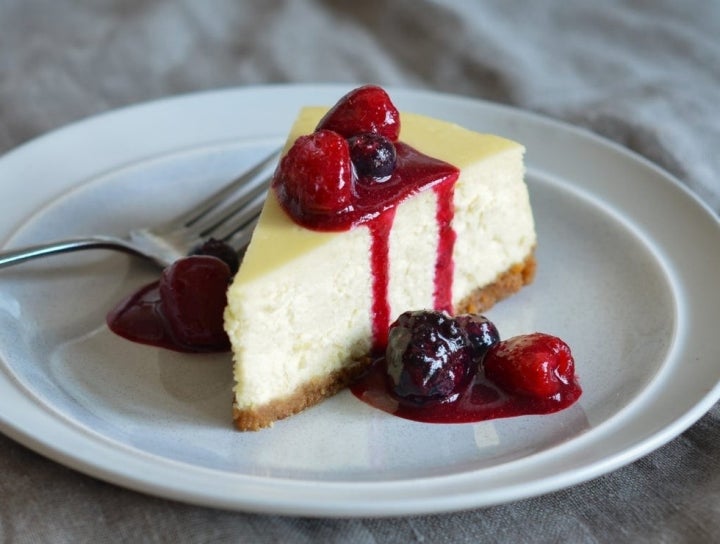 Tarta de queso de Stephane. Foto: Finca Micalas.