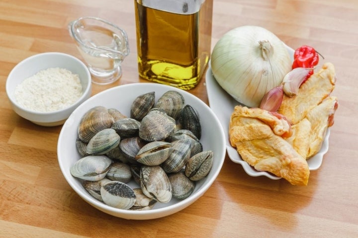 Ingredientes del plato Don Frango foi à praia