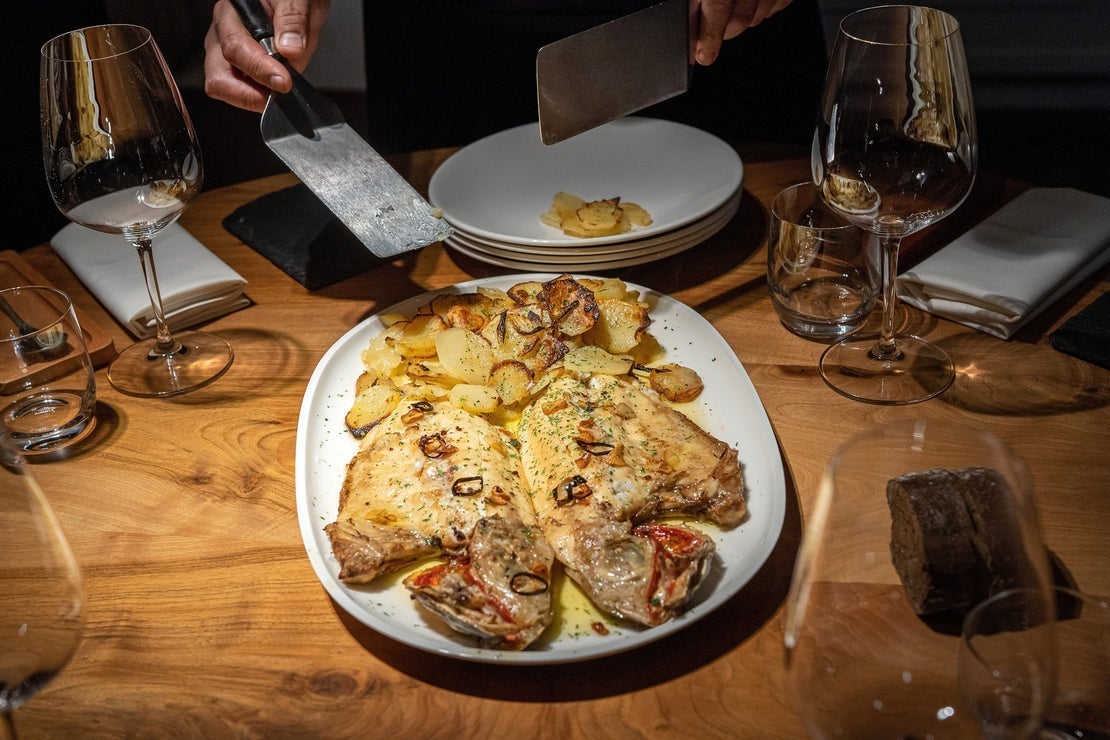 Besugo al horno Navidad