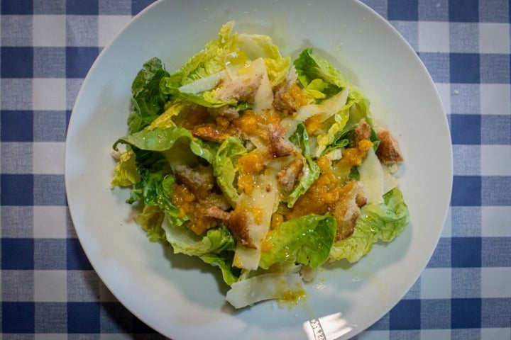 Receta original Ensalada César