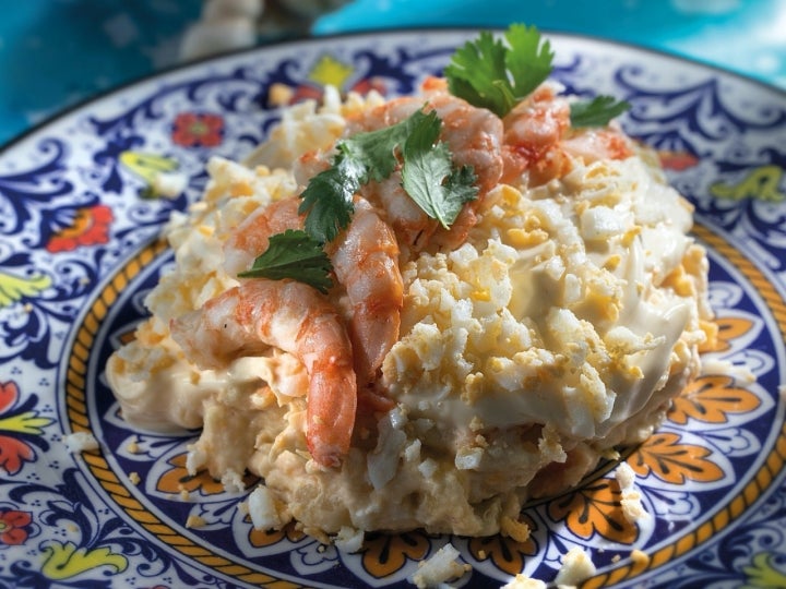 Una ensaladilla tradicional típica de Huelva