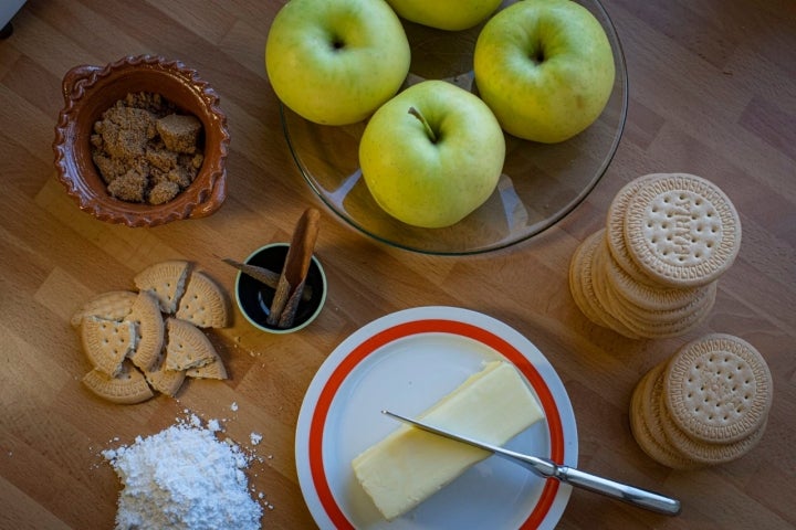 ingredientes tarta de manza