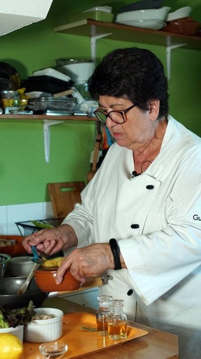 Receta de ensalada de alubias: Rosa Tovar cocinando