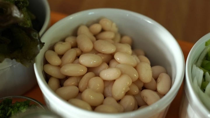 Alubias blancas, plancheta o riñón, a elección del cocinero.