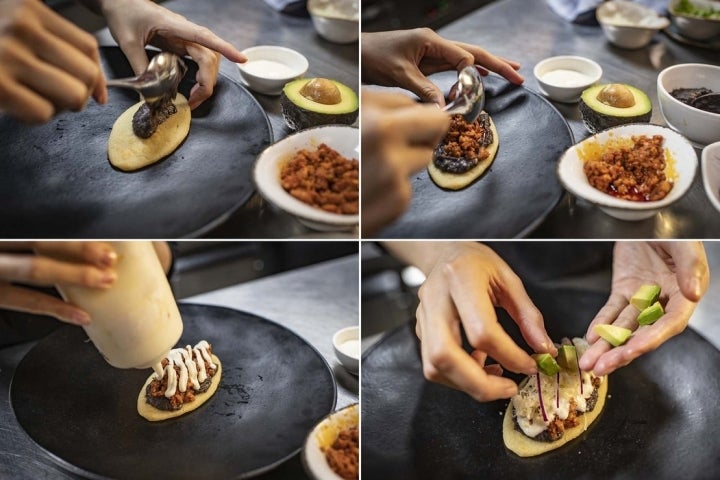 Tlacoyos de chorizo. Recetas Navidad México