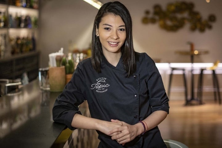 Retrato de Sara Herrera, chef de Tepic