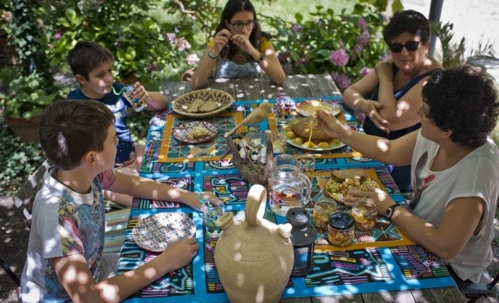 Picnic en familia.