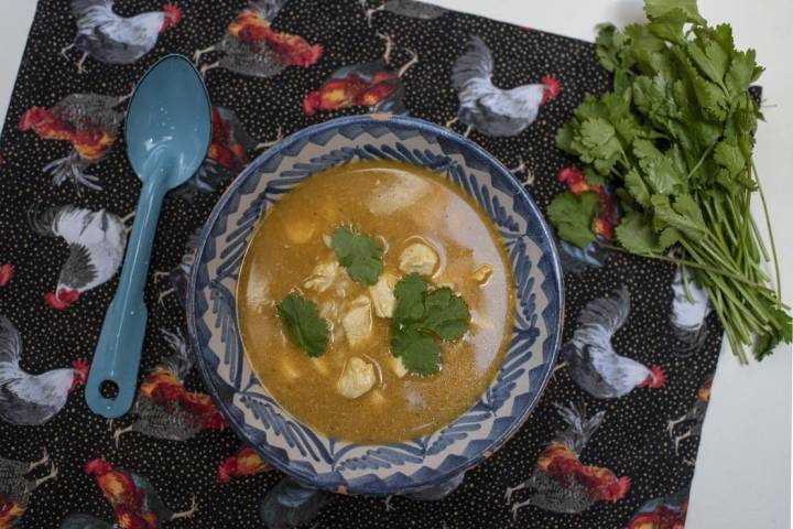 sopa de curry