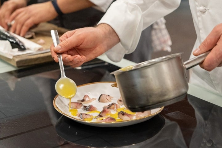 Verdel escabeche