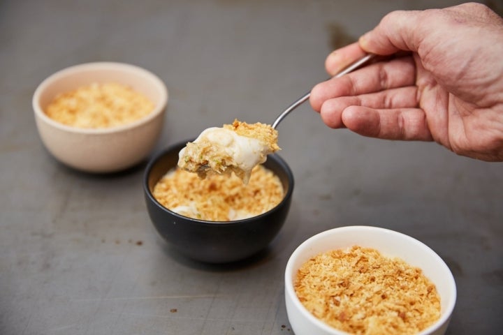 Las originales croquetas "a nuestra bowlera". Foto: Bowl Bar.