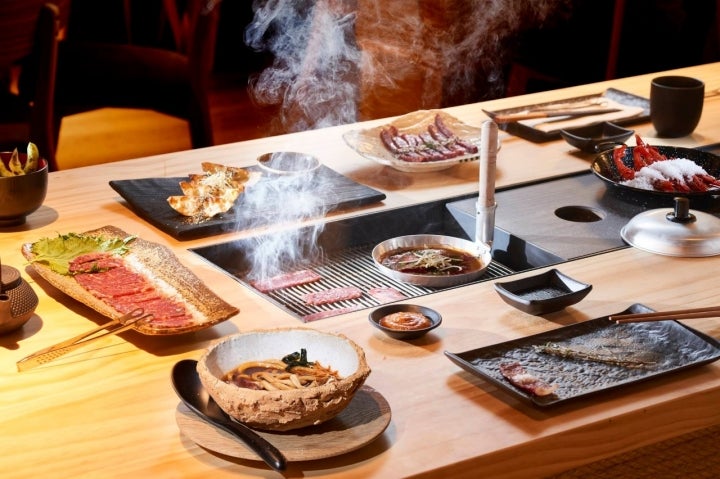 La verdadera parrilla japonesa. Foto: 'Pilar Akaneya'.