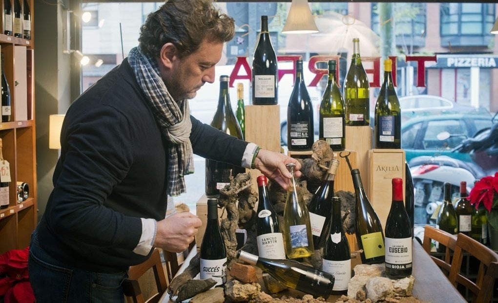 Xavier Saludes en Vinoteca Tierra