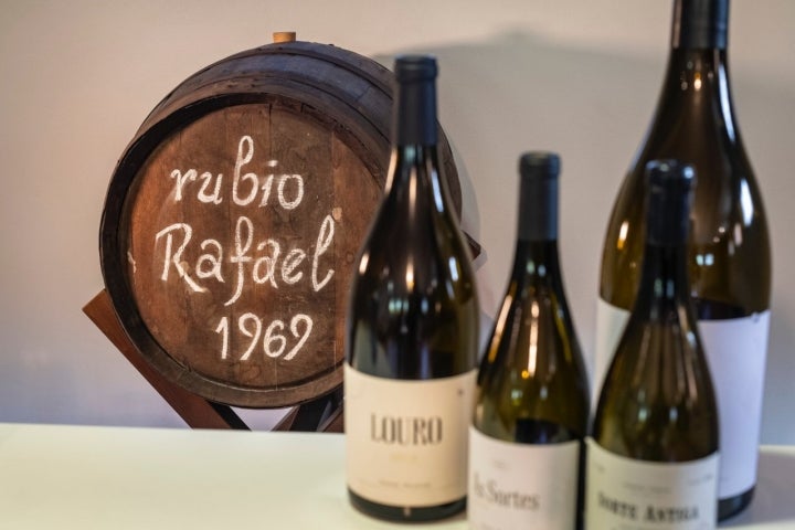 Barrica de Rafael de la bodega Rafael Palacios (Ourense).