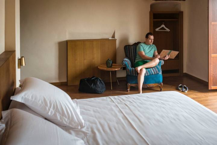 Bodega MontRubí: habitación del hotel