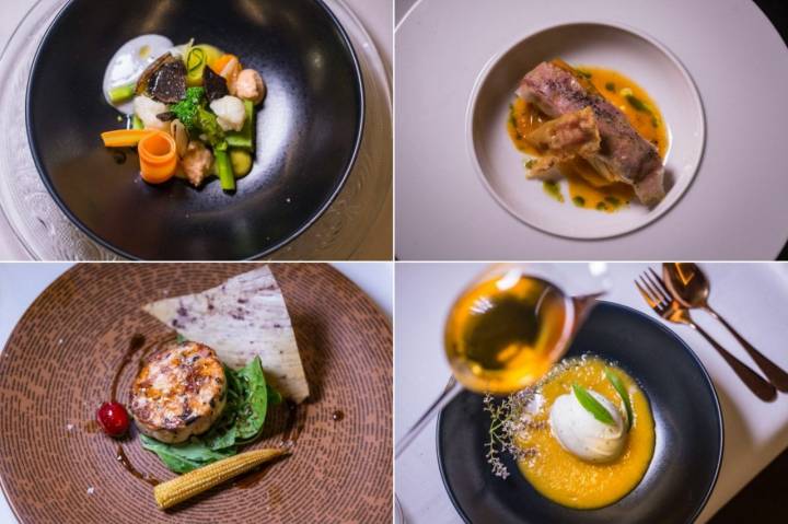 Bodega MontRubí: platos del restaurante