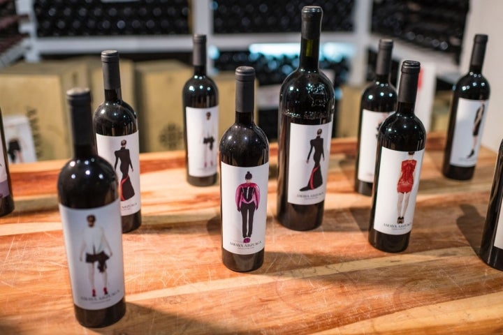 Botellas del vino Amaya Arzuaga