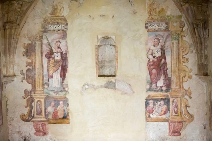 Frescos convento Descalzo Viejos