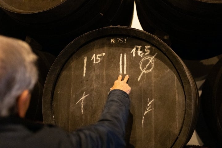 Bodegas Tradición (Jerez de la Frontera): las marcas en cada bota