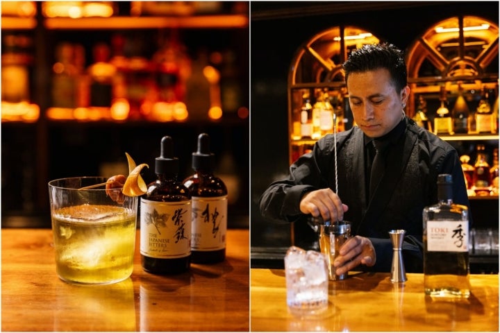 Cóctel Kisetsu de la coctelería Enso en Donostia.