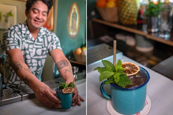 Moscow Mule (Vodka, Lima, angostura, Ginger beer), el cóctel que le gusta a Niña Polaca.